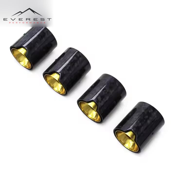 MP Carbon Fiber Universal Tips for BMW Chevrolet Exhaust Tips