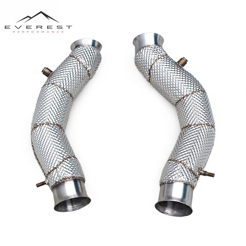 Exhaust Downpipe for Lamborghini Gallardo 5.0L 2004-2007 Stainless Steel Exhaust Free Flow Pipe