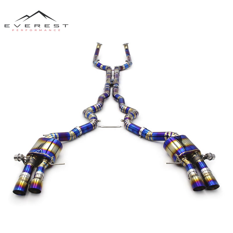 Performance Titanium Catback Exhaust for BMW M6 F06 4.4T 2012-2016 Escape Valvetronic Exhaust Muffler Car Exhaust System