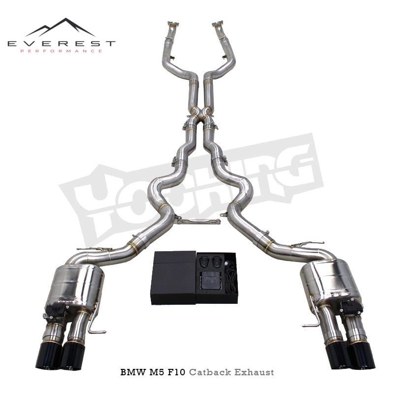 SS304L Exhaust Pipe System for BMW M5 F10/F15 V8 4.4TT 2012-2016 High Quality Electronic Valve Catback Exhaust