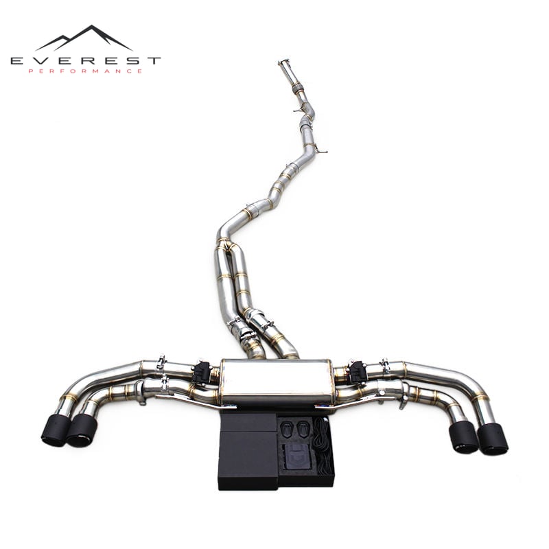 Stainless Steel Catback for Audi Q8 2.0T/3.0T 2019-2024 Exhaust System Valvetronic Muffler With Remote Control