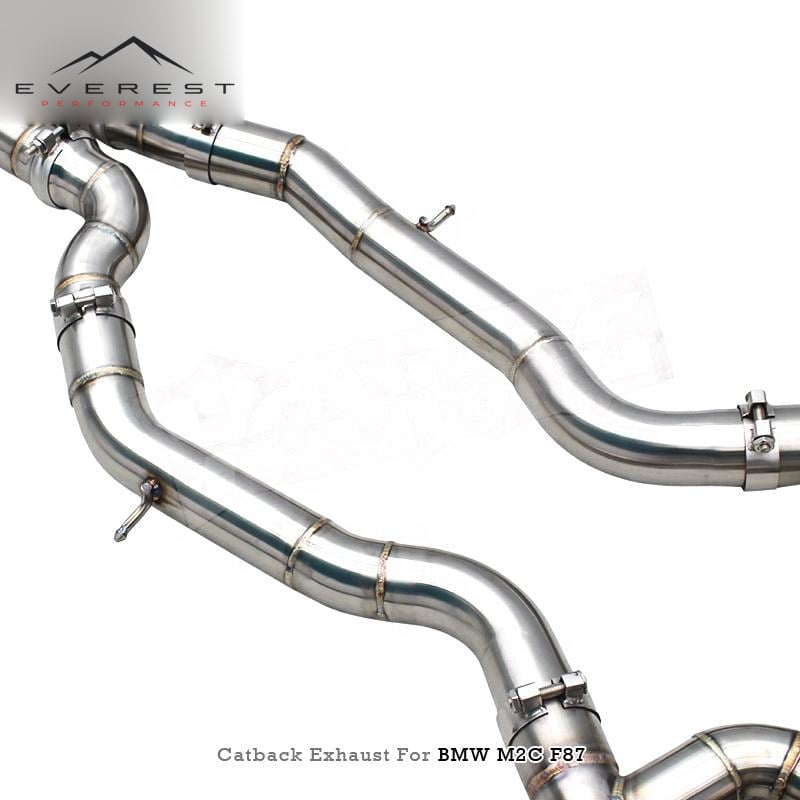 Stainless Steel Valvetronic Catback Exhaust for BMW M2C/M2 Competition S55 F87 3.0T 2018-2023 Muffler with Z Pipe