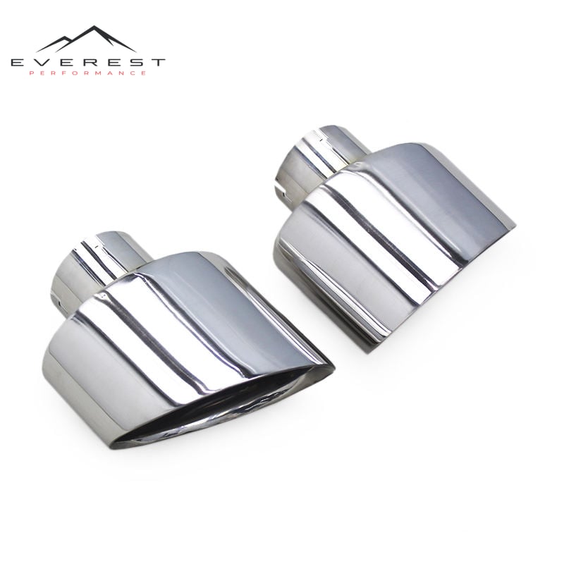 Custom Exhaust Muffler Tail Pipes With Mesh Inserts For AUDI TTRS RS3 2.5T 2016-2022 Stainless Steel Pipe Exhaust End Tips