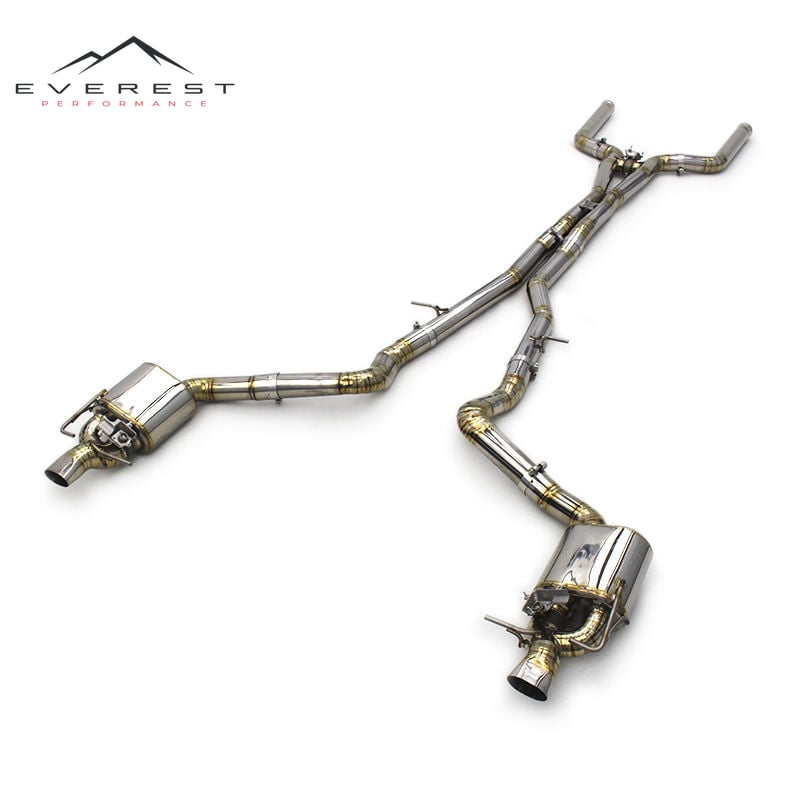 Auto Exhaust System for Mercedes-Benz E63/E63S AMG W213 4.0TT 2016-2023 Titanium Catback Muffler Valve