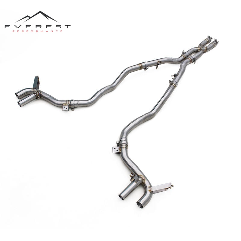 Stainless Steel Exhaust Pipes for Ferrari GTC4 Lusso/Lusso T 2016+ Catback Muffler X Mid Pipes