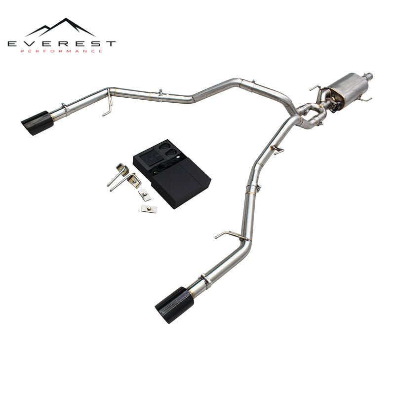 Stainless Steel Catback Exhaust for Ford F150 XLT 3.5T 2015-2022 Racing Exhaust Pipe Muffler with Valve System