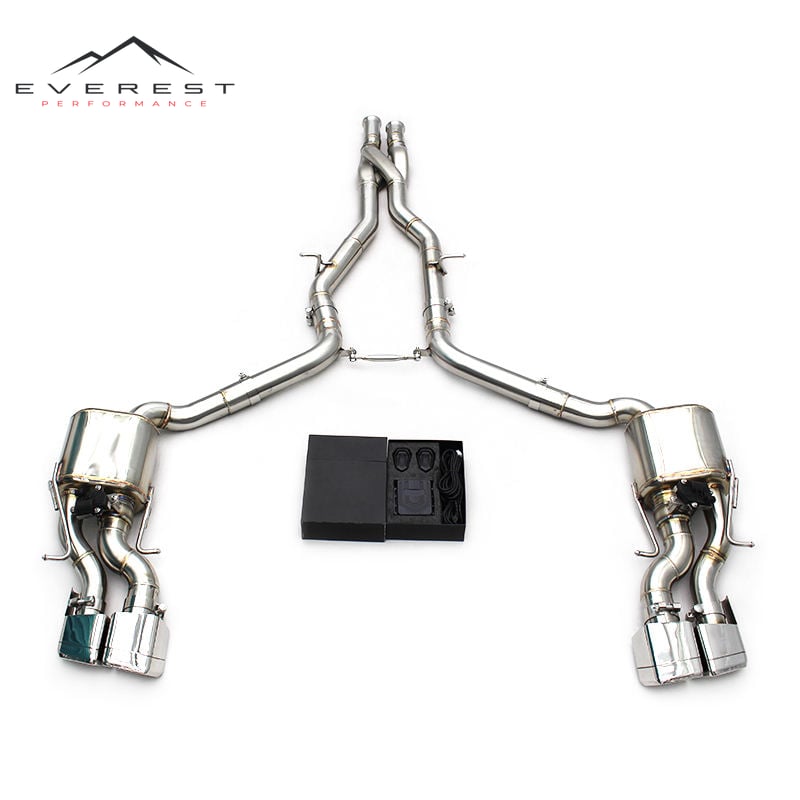 Catback Exhaust for Mercedes-Benz CLS550 V8 4.7L 2010-2016 Sport Car Stainless Steel with Z Pipes with Valve System