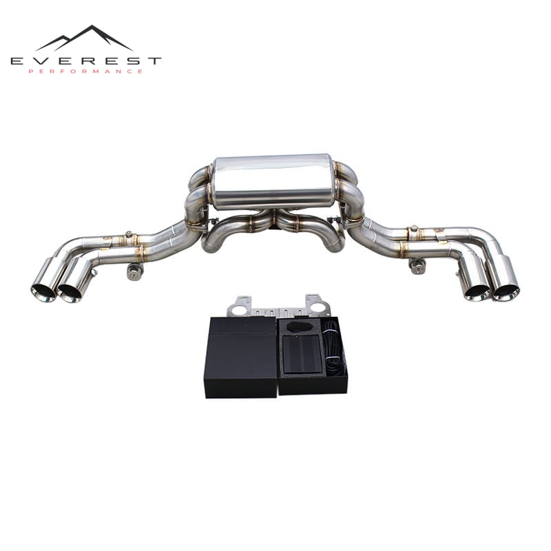 SS304 Exhaust Pipe System for Ferrari for Ferrari F430 Spider/Coupe 4.3L 2005-2009 Vacuum Valve Catback Exhaust