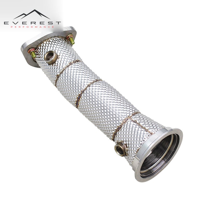 Exhaust Downpipe for Audi A4/A5/Q5 B9.5 2.0T 2021-2024 Free Flow Stainless Steel Exhaust Pipe Exhaust System