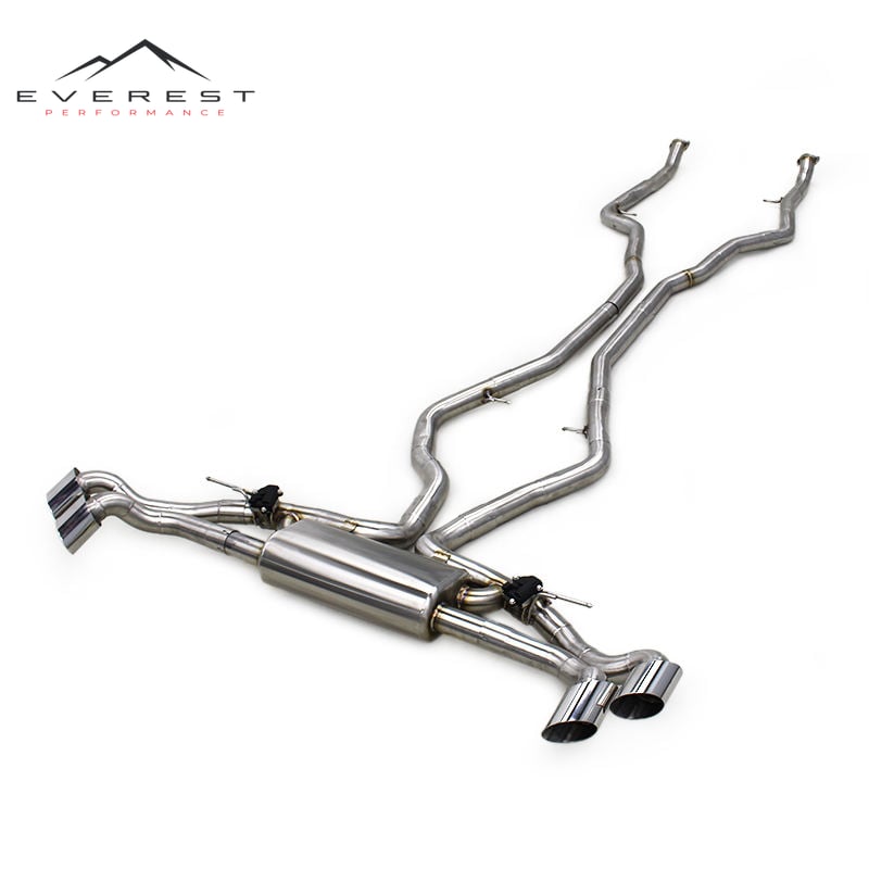 Catback Exhaust for BMW X5 50i N63 4.4T 2008-2013 Tuning Eletronic Valve Exhaust System Escape Stainless Steel Pipe