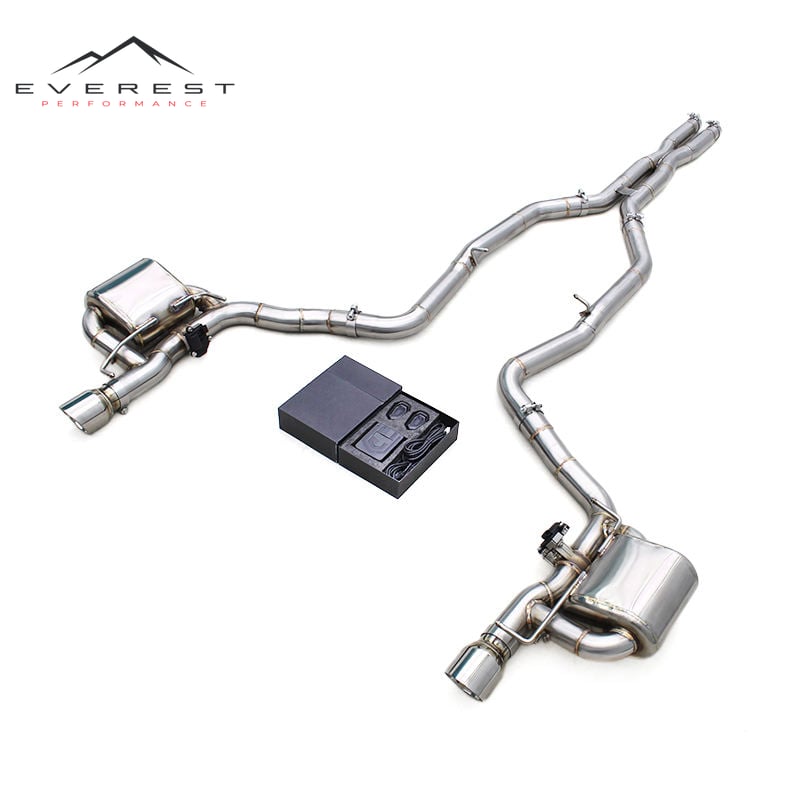 X Mid Pipes Exhaust Pipes for Chrysler 300C V8 5.7L 2005-2010 Muffler Stainless Steel Catback Valvetronic