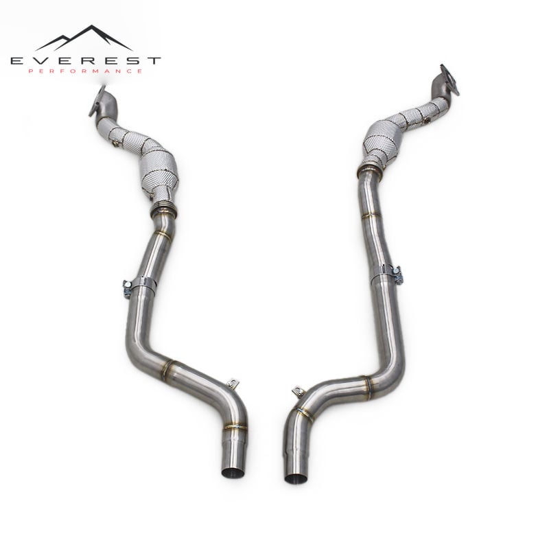 Catalyst Downpipe for Dodge Challenger 3.6L 2015-2023 Polished Stainless Steel Catted Pipe Car Exhaust System