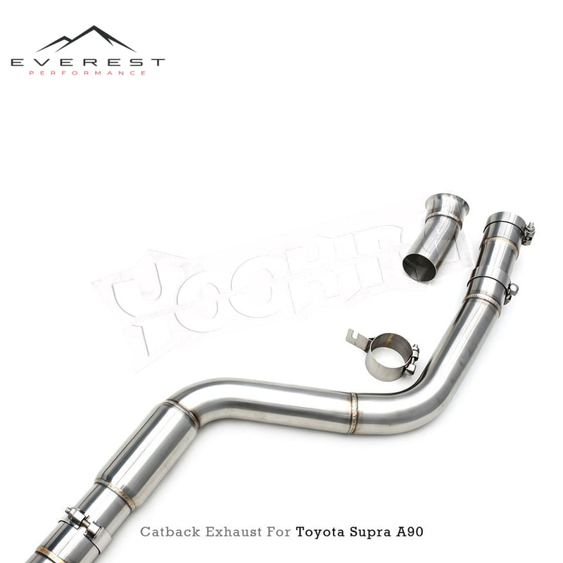 SS304L Exhaust Pipe System for Toyota Supra A90/A91 MK4/MK5 3.0T 2020-2025 Racing Single Outlet Catback System