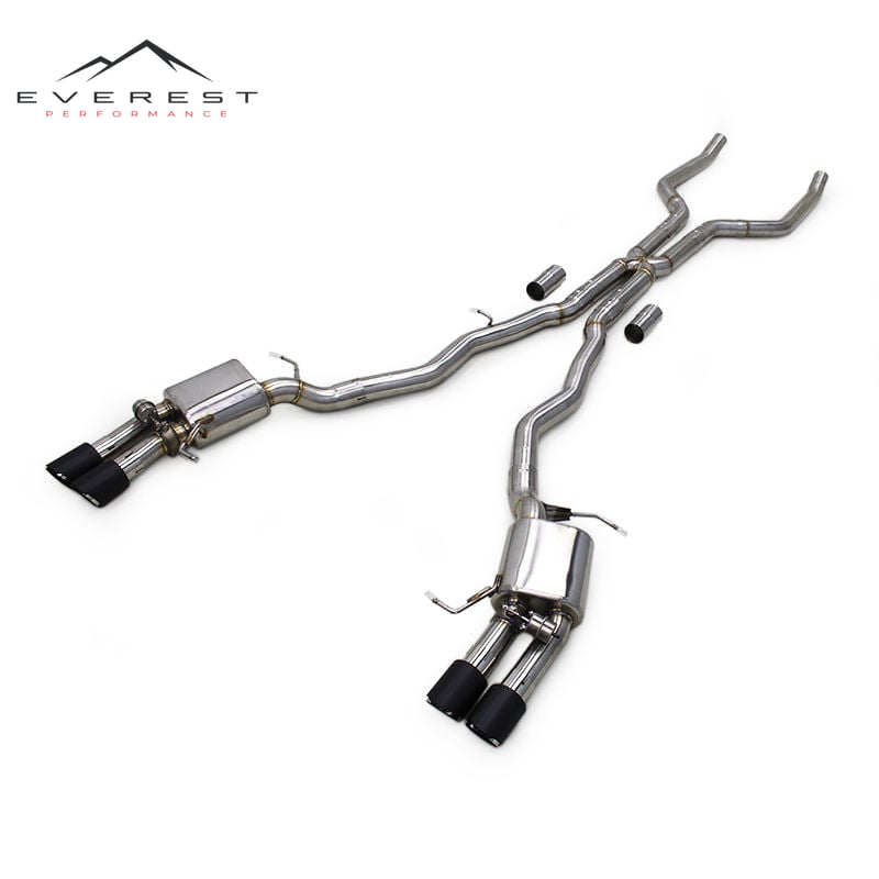 Stainless Steel Exhaust Pipes for BMW 650/650i F06 F12 F13 4.0T 2011-2017 Catback Muffler Vacuum Valve
