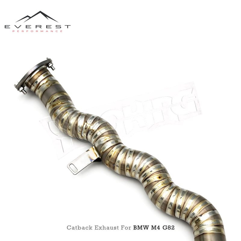 Titanium Catback Valvetronic Muffler Exhaust Pipes for BMW M3/M4 G80/G82 3.0T 2021-2026 Equal Length Z Mid Pipe