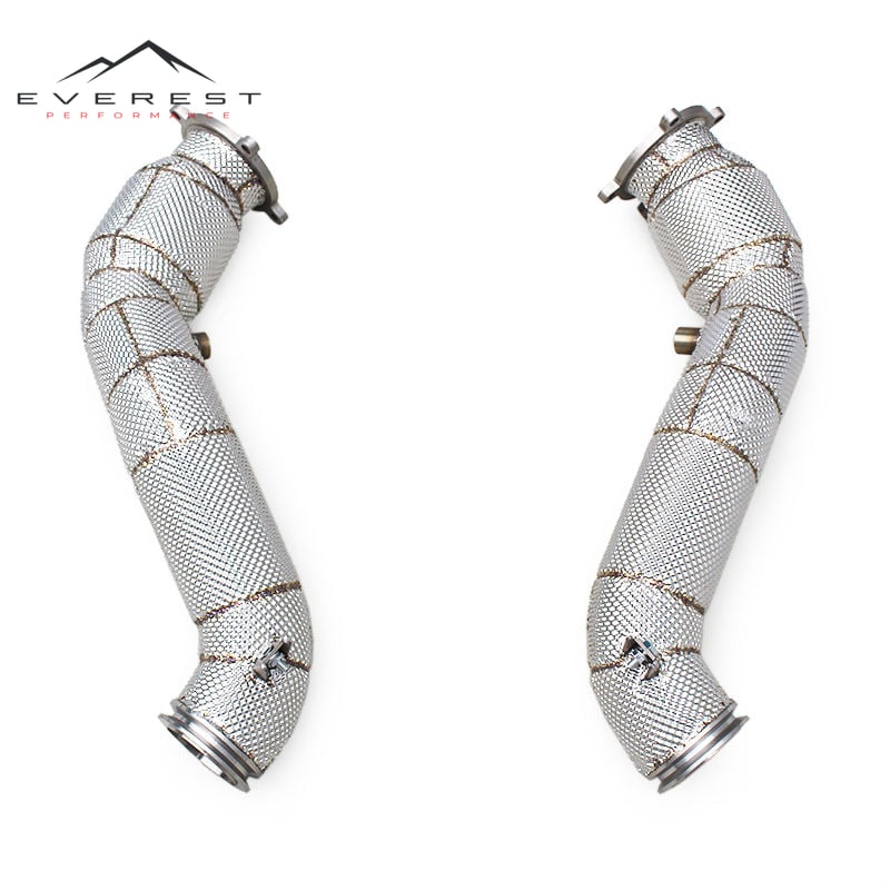 Car Exhaust System for Mclaren 720S 4.0T 2017-2019 Stainless Steel Exhaust Downpipe with Catalyst