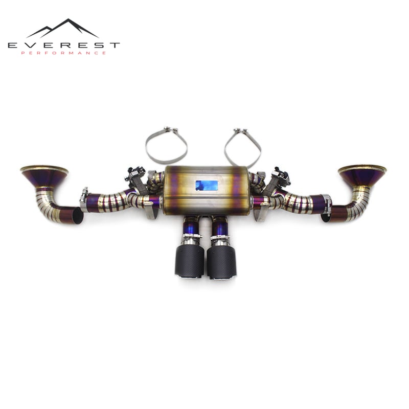 Titanium Exhaust Pipes for Porsche 911 992 GT3 4.0 2017-2023 Muffler Exhaust Valve Catback Exhaust System