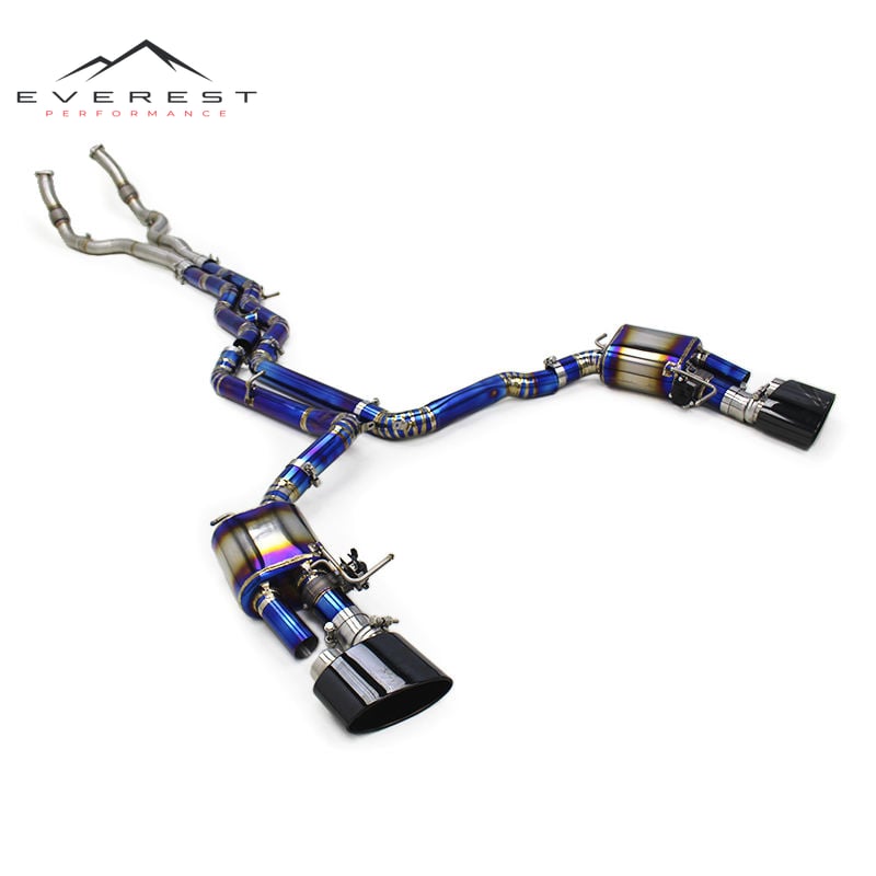 Valvetronic Muffler Catback for AUDI RS6/RS7 C8 4.0T 2019-2024 Titanium Exhaust System With Remote Control