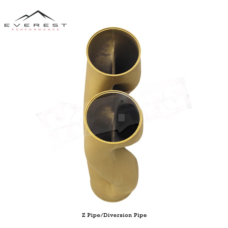 Custom 2.36" 2.5"2.56'' 2.75" 3" 3.15" Z/X/Diversion Pipe Exhaust Z Pipe 3D/Casting Turbo Connector Manifold Pipe
