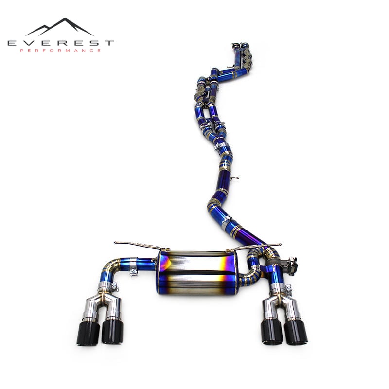 For BMW M2C/M2 Competition F87 3.0T 2018-2023 Equal Length Single Midpipe Valvetronic Exhaust System with Remote Control