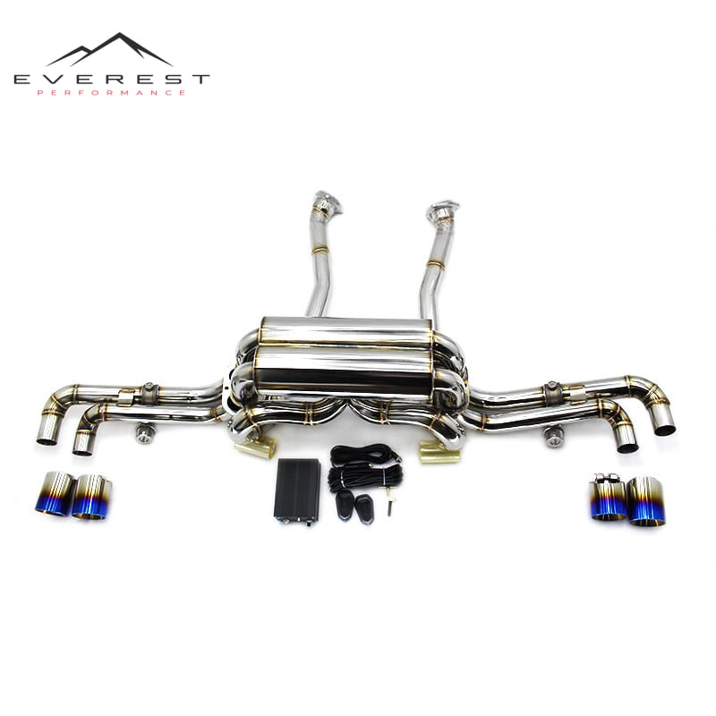High Performance 304 Stainless Steel Valve Exhaust System Suitable for Ferrari F430 Catback Exhaust Ferrari 4.3 Accessories