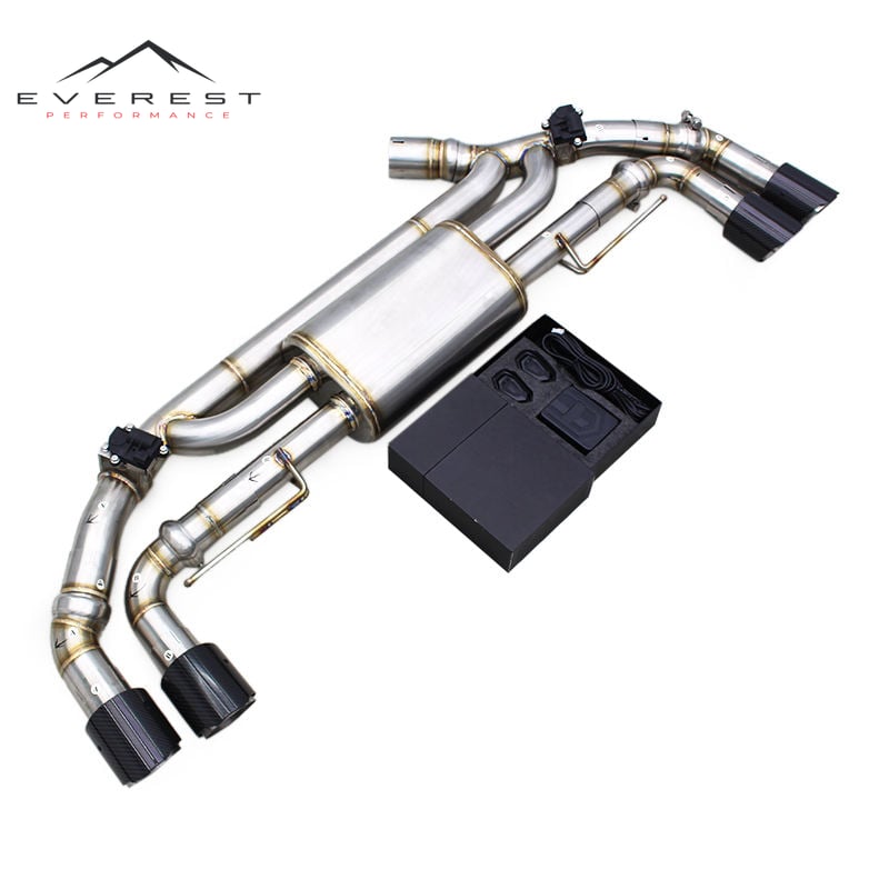 Axle Exhaust Pipes for BMW X5 G05 45E/50E 2019+ Valvetronic Muffler Exhaust System Stainless Steel Exhaust Pipe