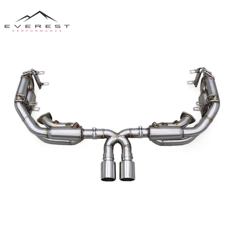 Catback Exhaust for Porsche 911 997.1/997.2 Carrera S 3.8L 2004-2012 Upgrades GT3 Stainless Steel Downpipe With Catalyst