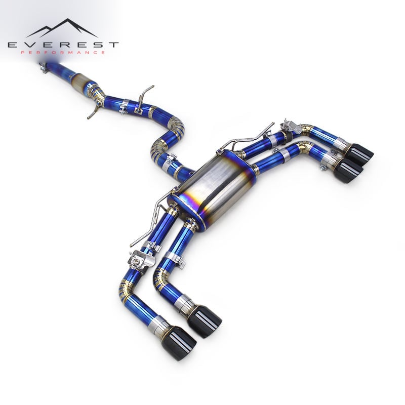 Custom Sport Car Catback Titanium Pipes for VW GOLF MK8 8R 2.0T 2020-2024 Lightweight Stock Valved Exhaust System Active Sound