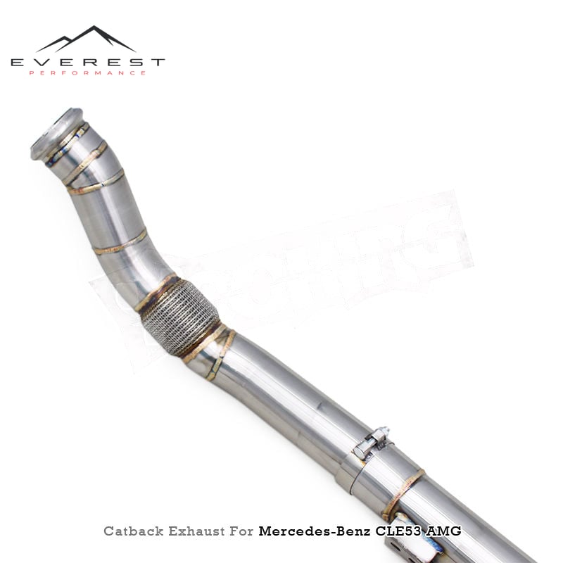 Racing SS304 Valvetronic Catback Exhaust Pipes for Mercedes CLE53 AMG M256 3.0T 2024+ With Valved Muffler Exhaust System