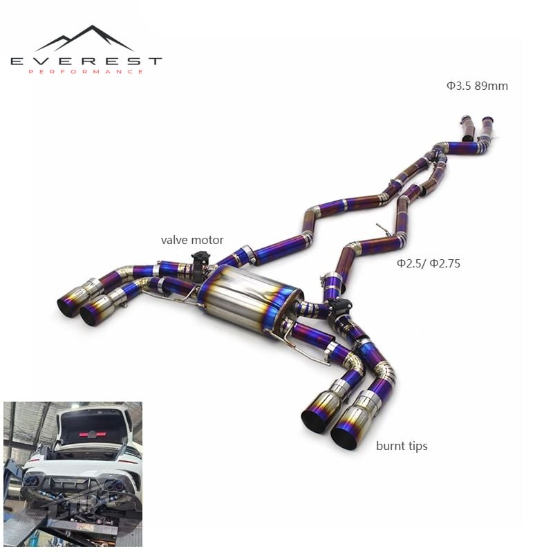 Custom Catback Exhaust for BMW M340/M340i/M440/M440i G20 3.0T 2019-2023 High Performance Valvetronic Titanium Exhaust System
