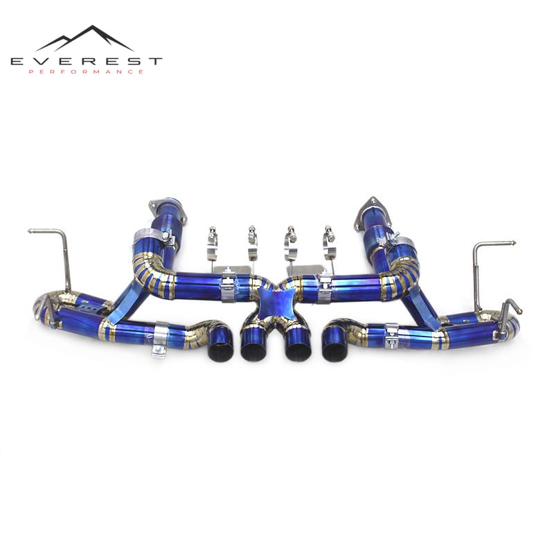 Catback Exhaust System for Chevrolet Corvette C8 Z06 2019-2023 Performance Escape Titanium Exhaust Pipe Muffler Exhaust Valve