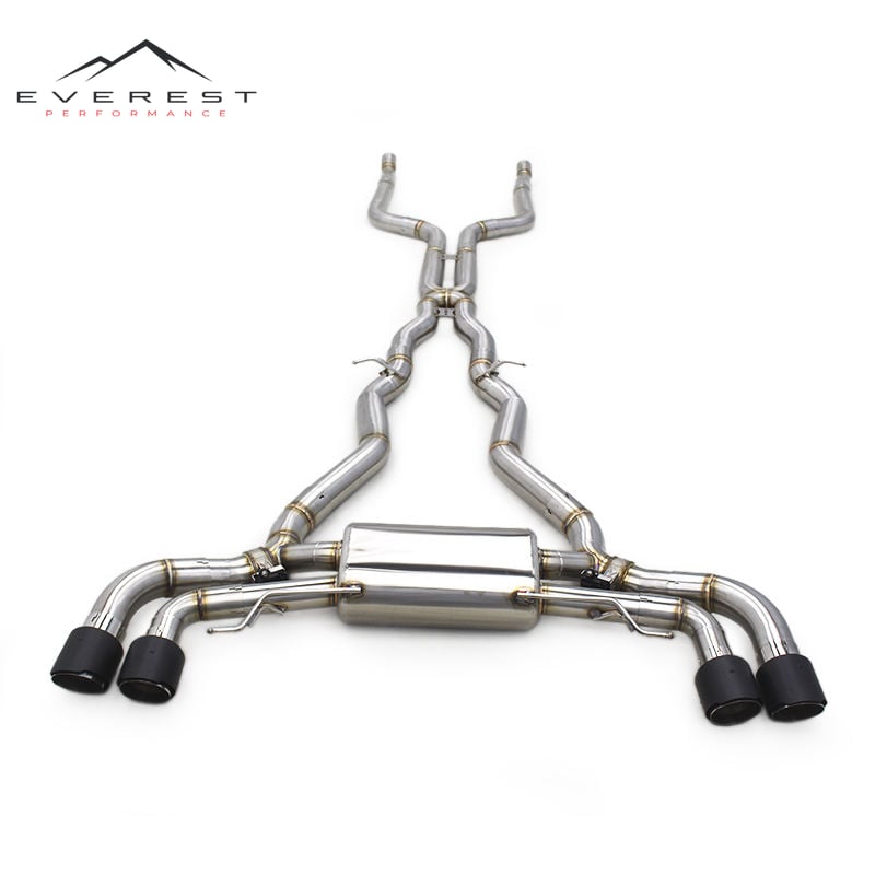 Exhaust Pipe System for BMW M550/M550i G30/N63 4.4TT 2017-2022 Escape 304 Stainless Steel Catback Exhaust Muffler Pipes