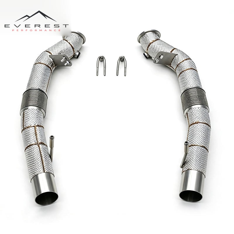 Exhaust Downpipe for Maserati Gran Turismo/GT 3.0T 2025+ Racing Stainless Steel Free Flow Pipe with OPF