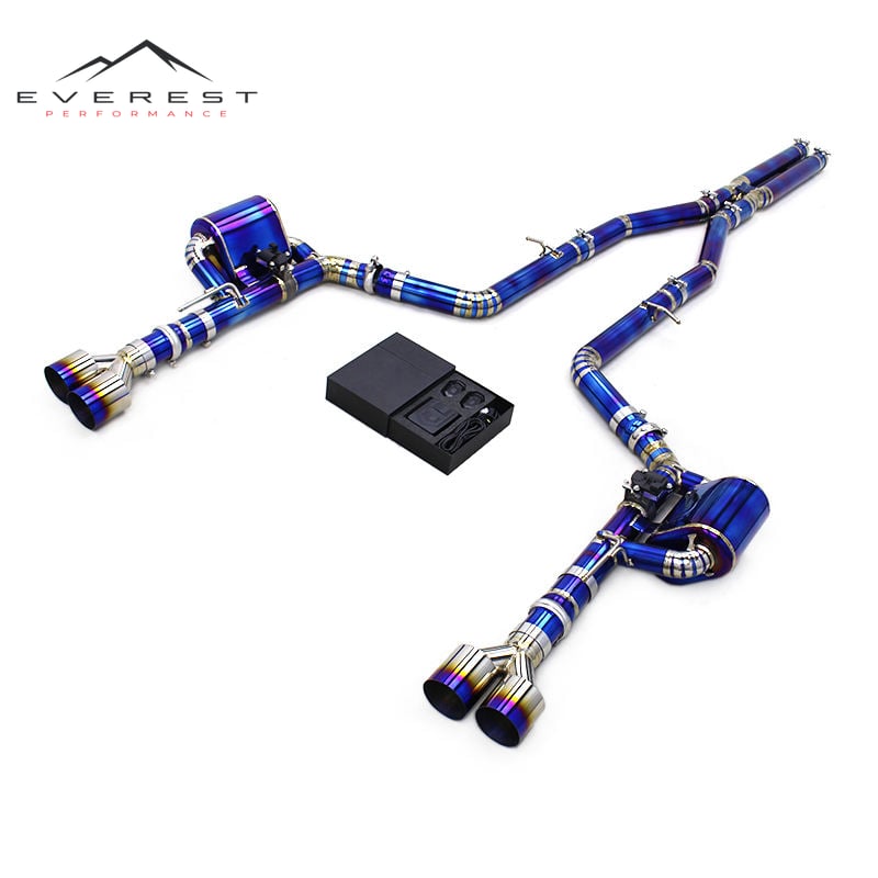Auto Catback Muffler for Dodge Challenger Hellcat SRT 6.2T 2016-2022 Tuning Sport Car Parts Titanium Valvetronic Exhaust System
