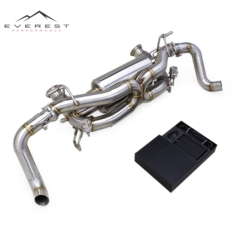 Exhaust Pipes for Audi R8 V10 2020-2024 Muffler Vacuum Valve Catback With Remote Control with OPF