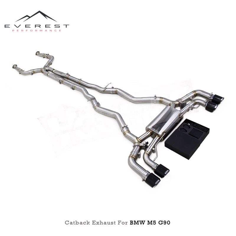Racing Valvetronic Catback Exhaust Pipes for BMW M5/M6 G90/G99 LCI 4.4T 2024-2025 SS304 Exhaust System Valved Muffler With OPF