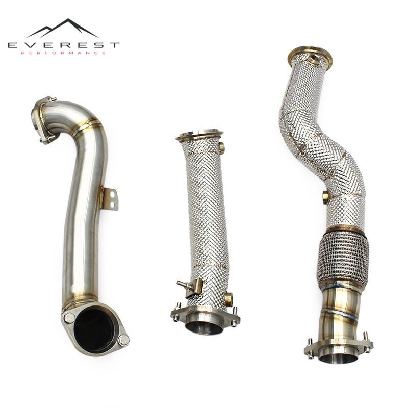 Downpipe Car Exhaust System for BMW M3/M4 G80/G82 3.0T 2019-2025 Racing Stainless Steel Exhaust Free Flow Pipe