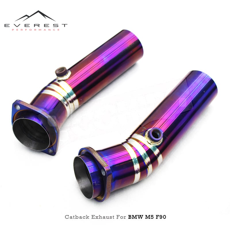 Titanium Valvetronic Catback Exhaust Pipes for BMW M5/M6 F90 LCI 4.4TT 2018-2024 High Quality Muffler Exhaust MP Tips
