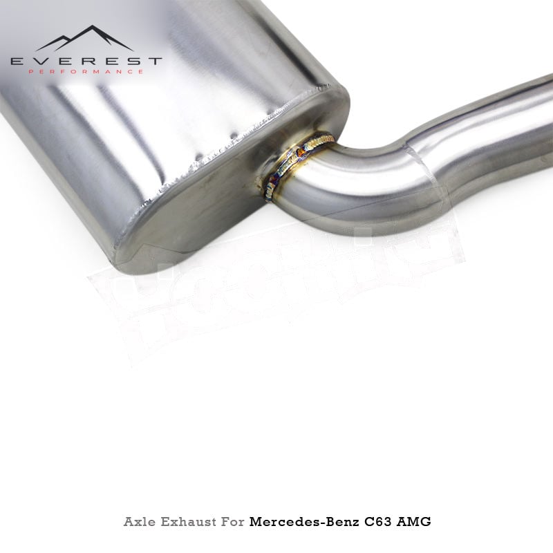 SS304L Exhaust Pipe System for Mercedes-Benz C63 AMG W204 6.2L 2012-2016 Valvetronic Muffler Catback Exhaust System