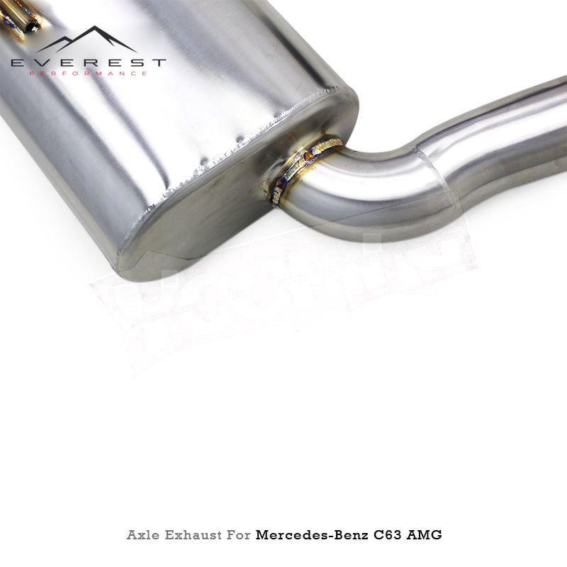 SS304L Exhaust Pipe System for Mercedes-Benz C63 AMG W204 6.2L 2012-2016 Valvetronic Muffler Catback Exhaust System