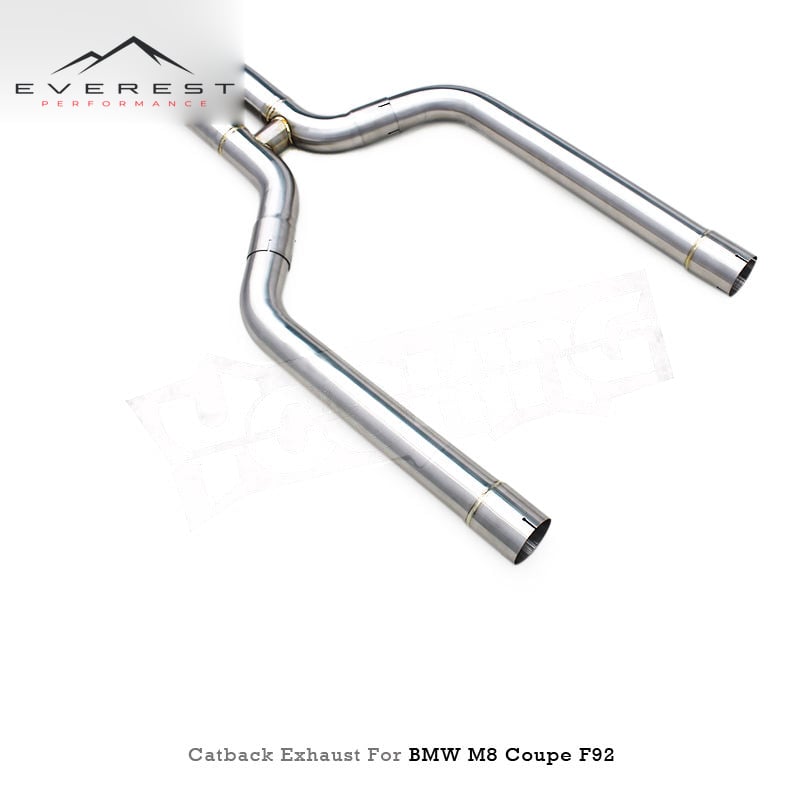 SUS304 Performance Valvetronic Electronic Valved Muffler Catback Exhaust Pipes for BMW M8 F91/F92/F93 4.4TT 2019-2023