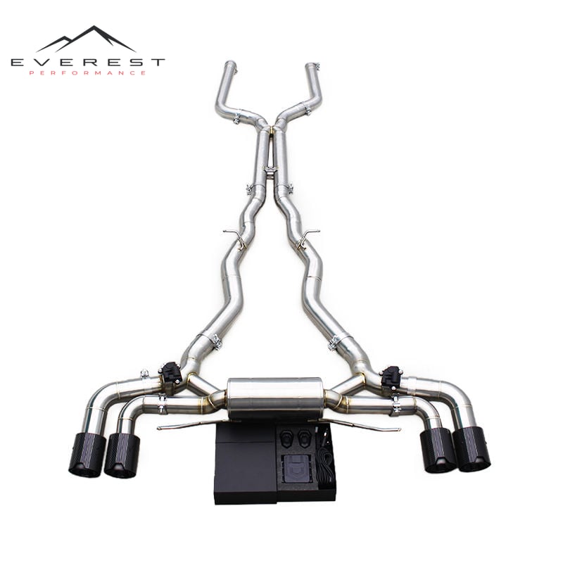 Custom Valvetronic Catback for BMW M8 F91/F92/F93 4.4TT 2019-2023 Stainless Steel Pipes Muffler Exhaust System with Control