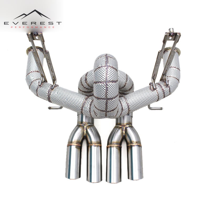 Exhaust Pipe System for Lamborghini Aventador LP700/LP750SV 6.5L 2011-2016 Stainless Steel Pipes Non Valved Catback System
