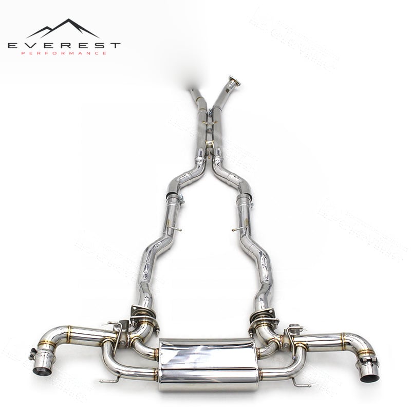 Stainless Steel Catback Exhaust System for Aston Martin DB11 V12/V8 5.2L/4.0T 2017- Racing Exhaust Pipes Mufflrt with Valve