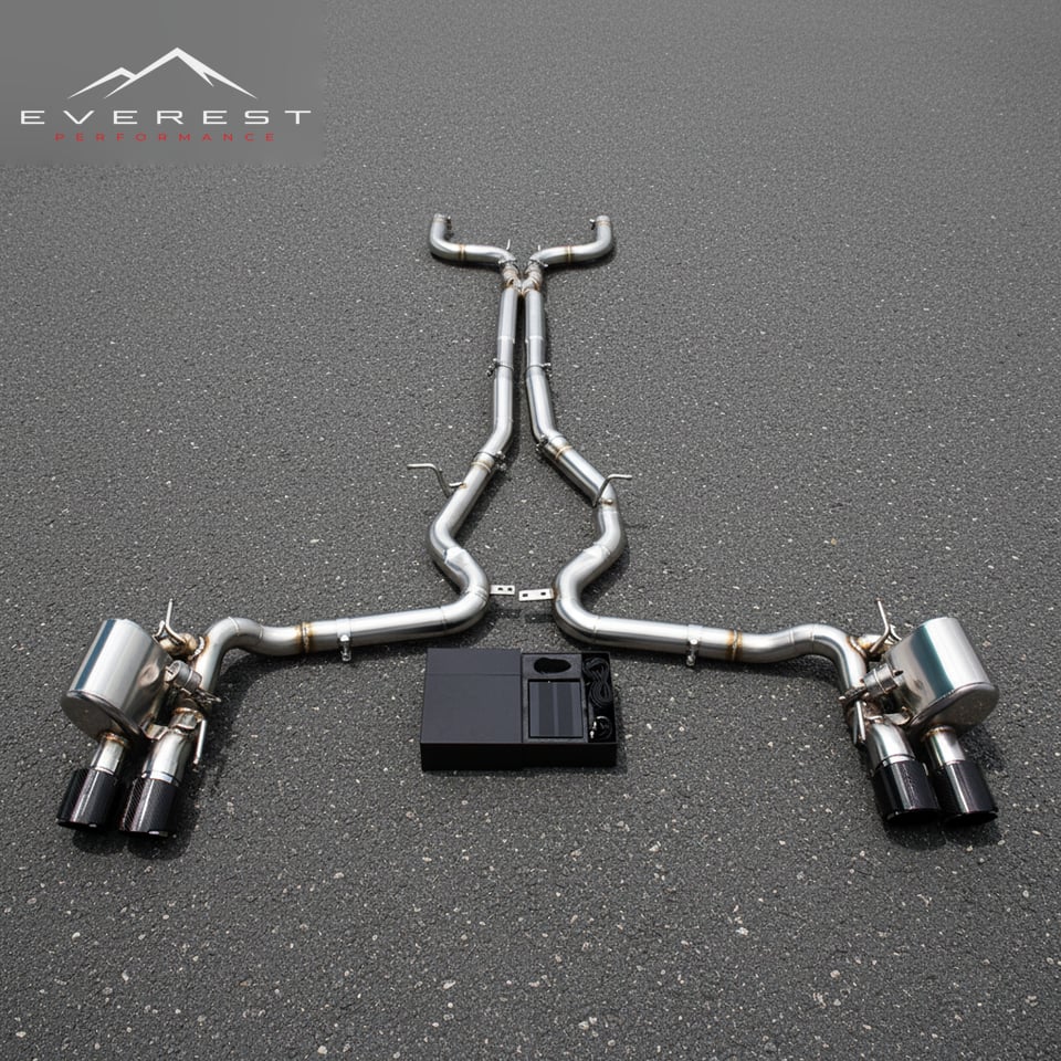 Custom Catback X-Pipe Muffler for Maserati Levante 3.0T 2017-2018 Tuning Stainless Steel Valvetronic Exhaust System with Control