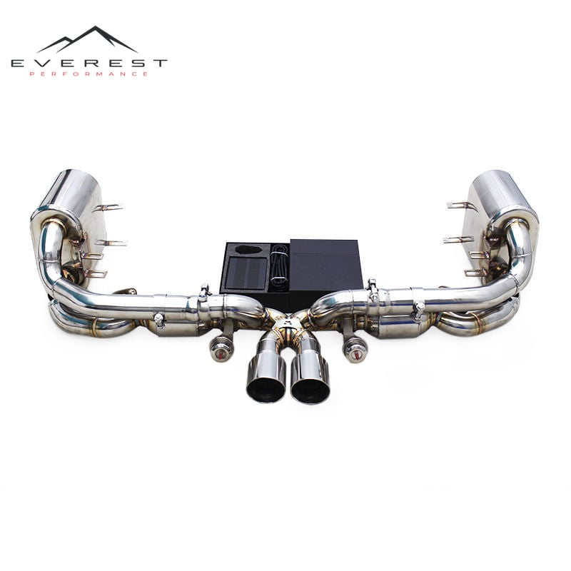 Racing Sport Valve Exhaust Pipe for Porsche 911 997.1/997.2 Carrera 2004-2012 Upgrades GT3 Catback Exhaust Downpipe With Cat