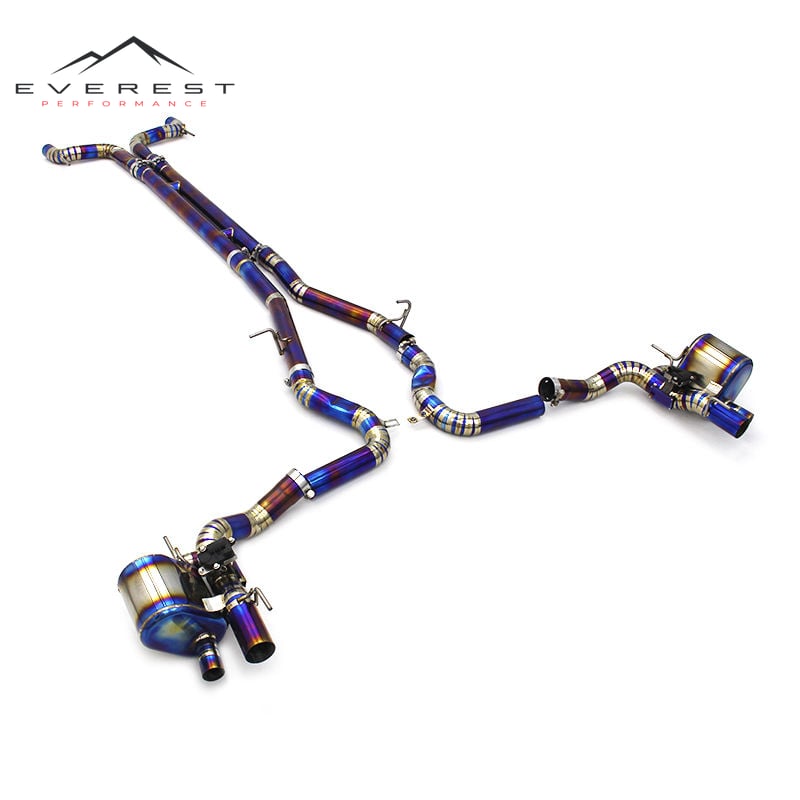 Custom Car Parts Titanium Valvetronic Exhaust Catback System for Maserati Levante 3.0T 2017-2023 SUS304 Pipe Exhaust Muffler