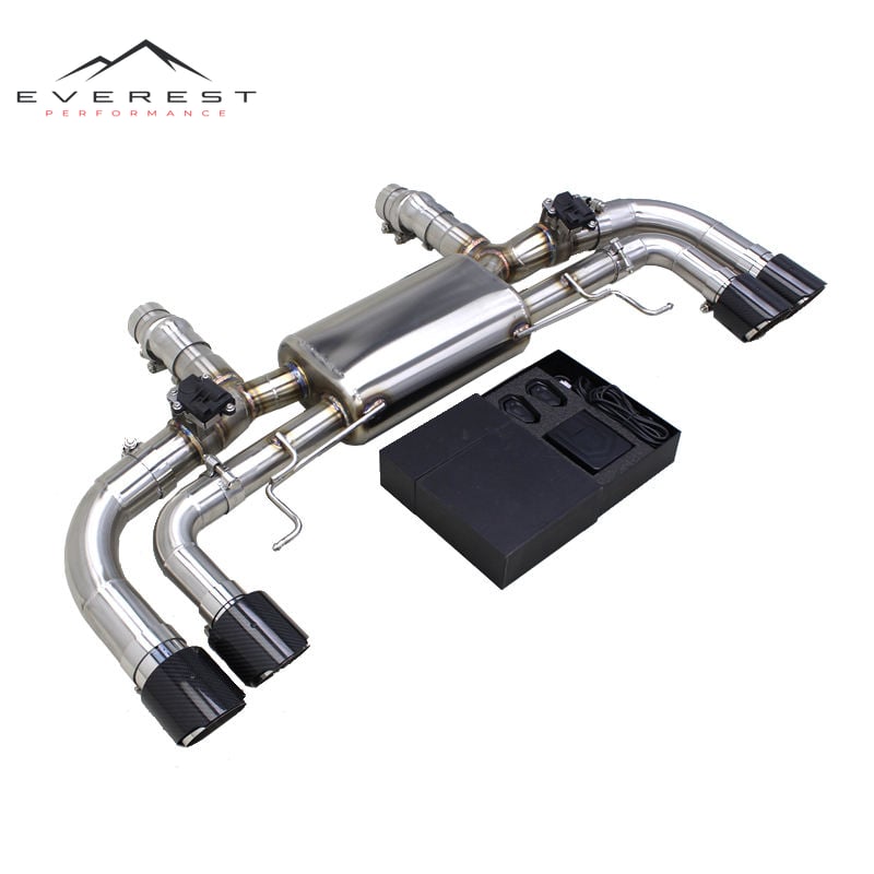 Axle Back Exhaust for BMW M550/M550i G30/N63 4.4TT 2017-2022 Racing Car SS304 Pipe Rear Muffler Valvetronic Exhaust System