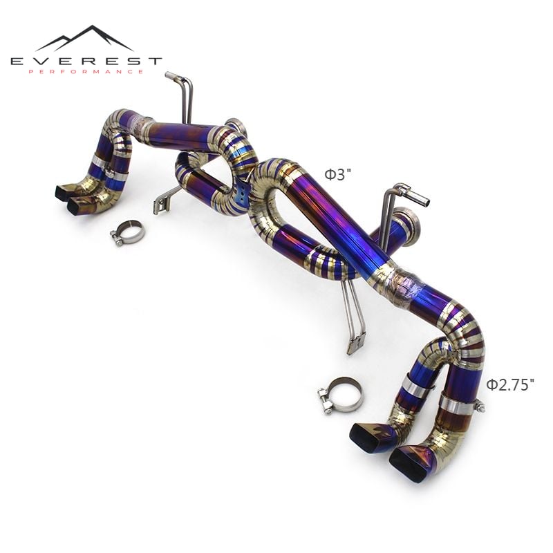 Performance Catback for Audi R8 V10 5.2 2017-2019 Sound Exhaust System Muffler Titanium Exhaust Pipe Cat Back Sport