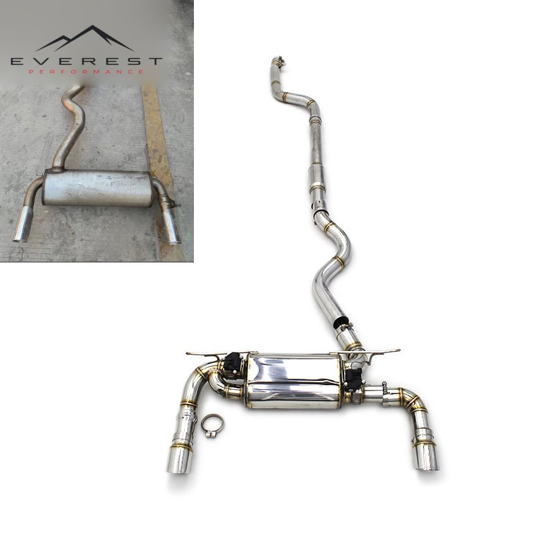 Catback Exhaust System 304 Stainless Steel High Performance for BMW 340i F30 Exhaust Pipes